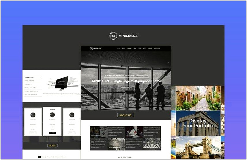 Multifacet Responsive One Page Template Free Download