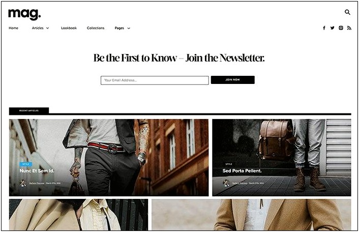 Muse Responsive Templates Free Zip Side Navigation
