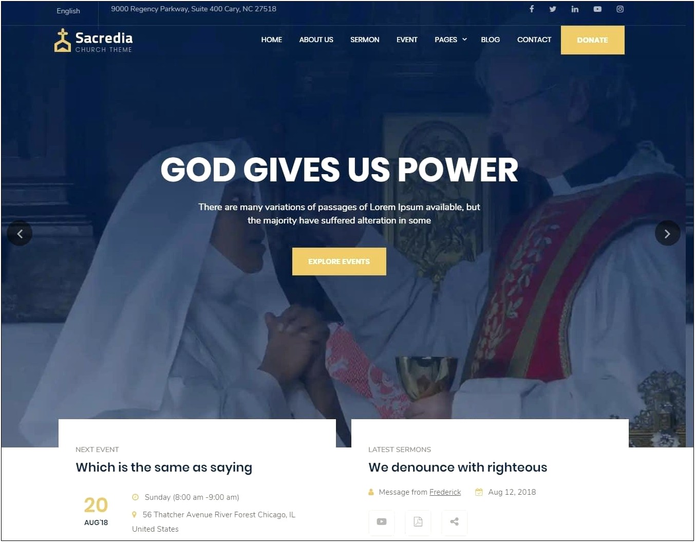 Native Church Html Template Free Download