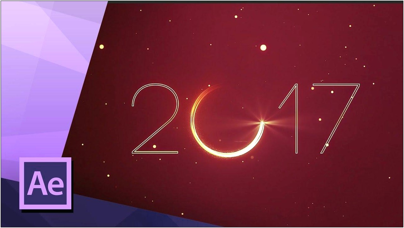 New Year 2019 After Effects Template Free