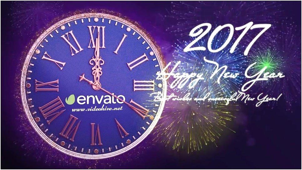 New Year Countdown After Effects Template Free