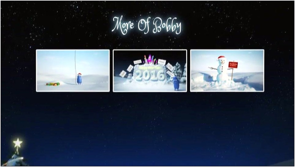 New Year With Bobby Free After Effects Templates
