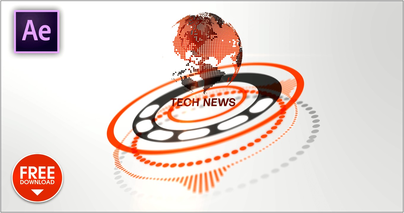 News Opener After Effects Template Free Download