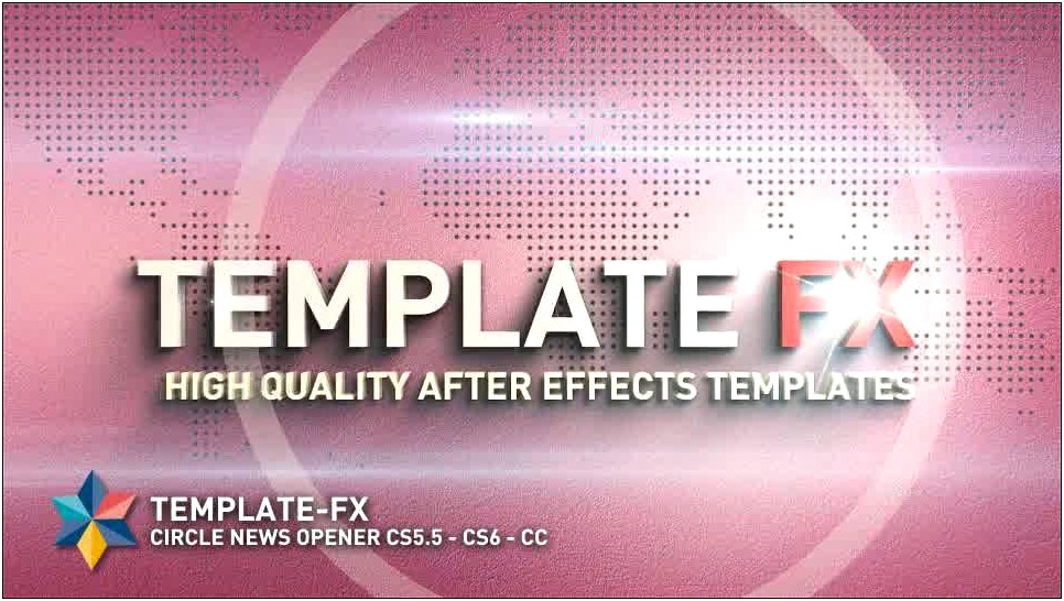 News Opener After Effects Template Free