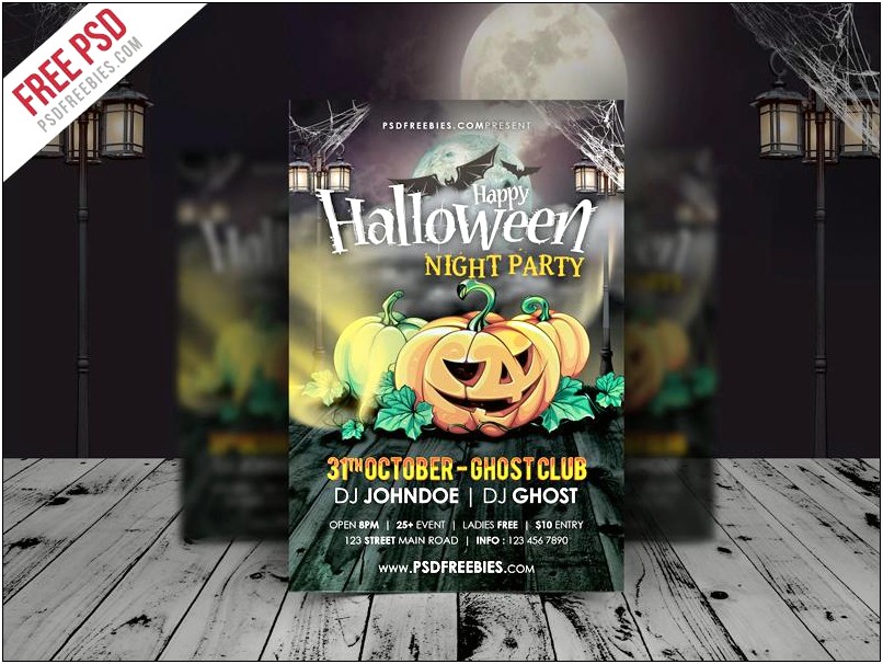 Night Party Flyer Template Free Download