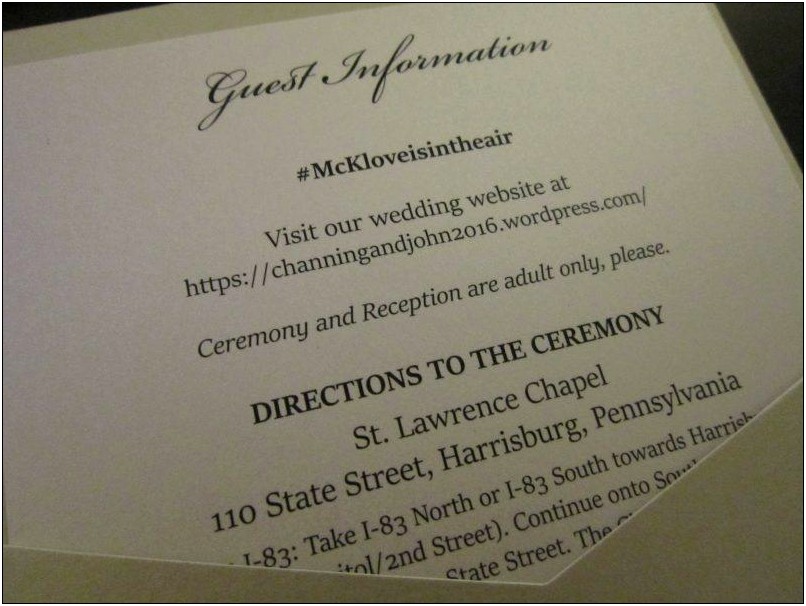 Not Invited To Wedding But Invited To Reception