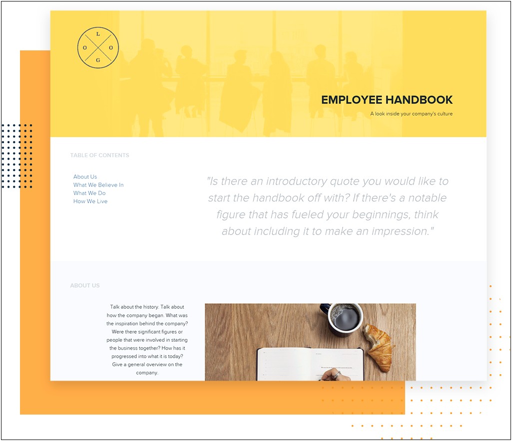 Ny Small Business Employee Handbook Template Free