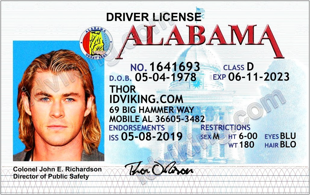 Ohio Drivers License Template Psd Free