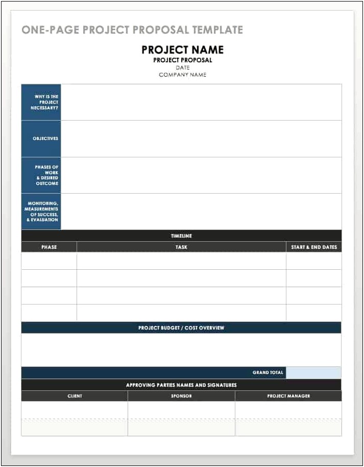 One Page Free Simple Contractor Agreement Template