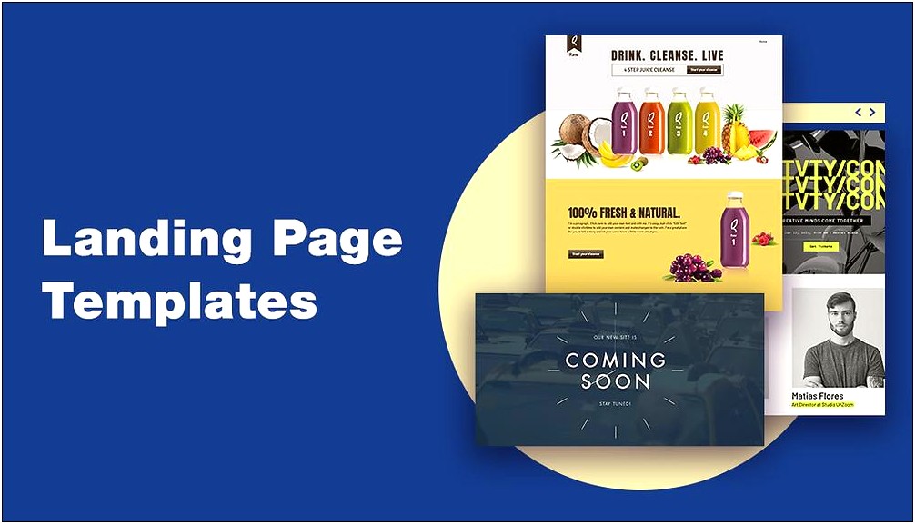 One Page Landing Page Free Template