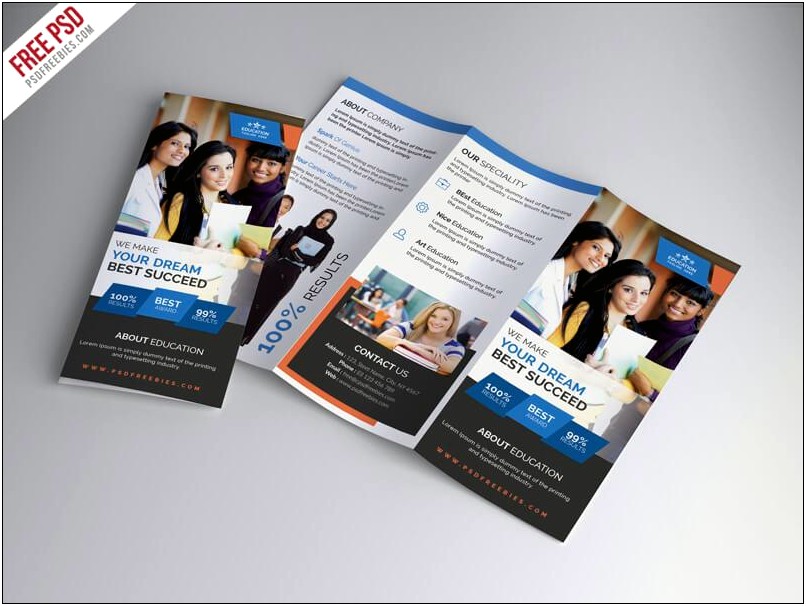 Online Free Tri Fold Brochure Free Template
