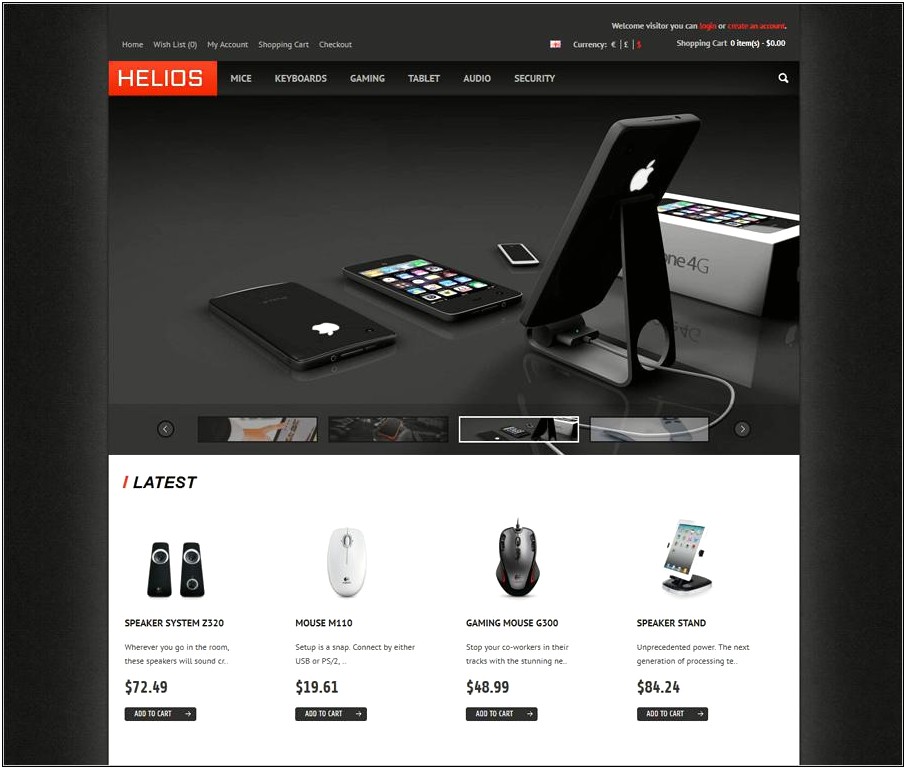 Online Mobile Shopping Templates Free Download In Html