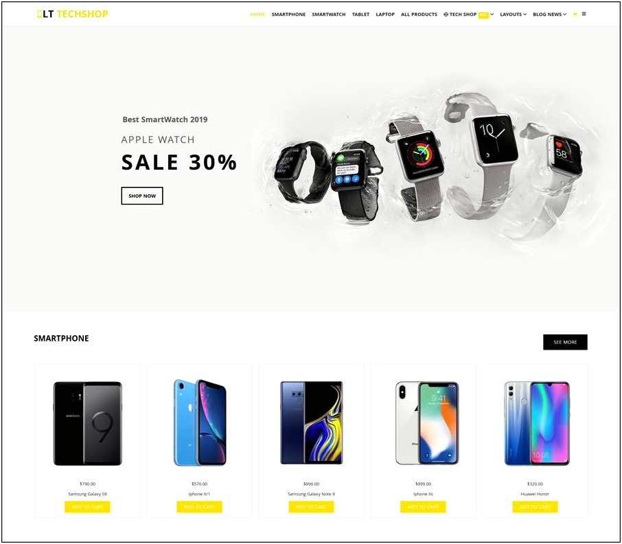 Online Shopping Html Css Templates Free Download
