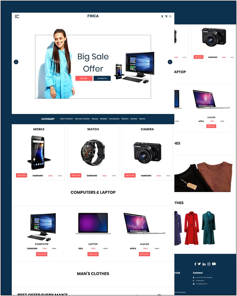 Online Shopping Templates Free Download In Css