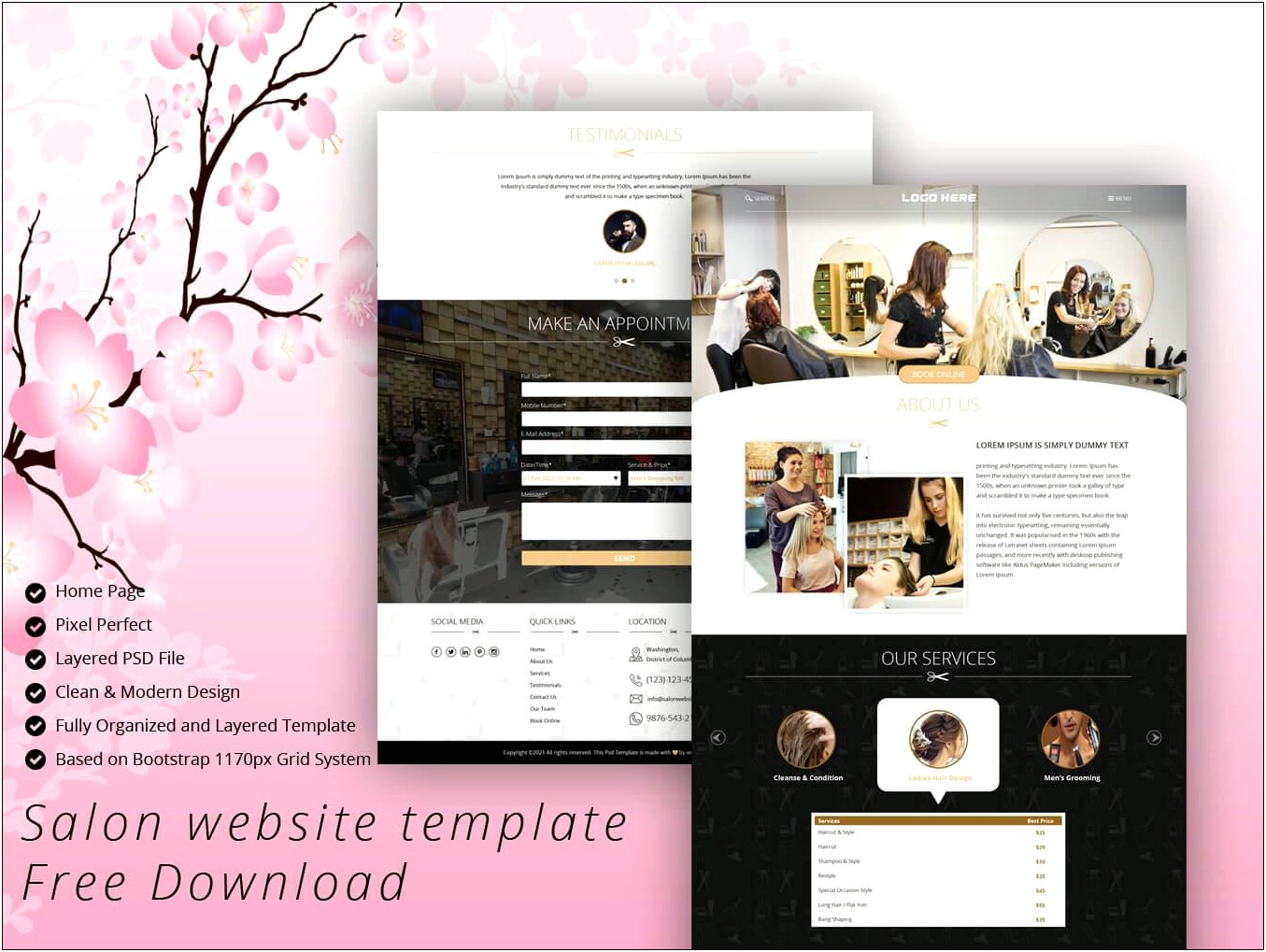 Online Test Html Template Free Download