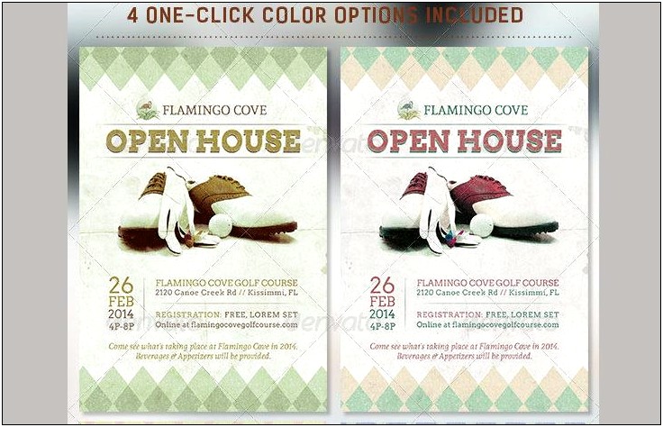 Open House Flyer For Office Template Free