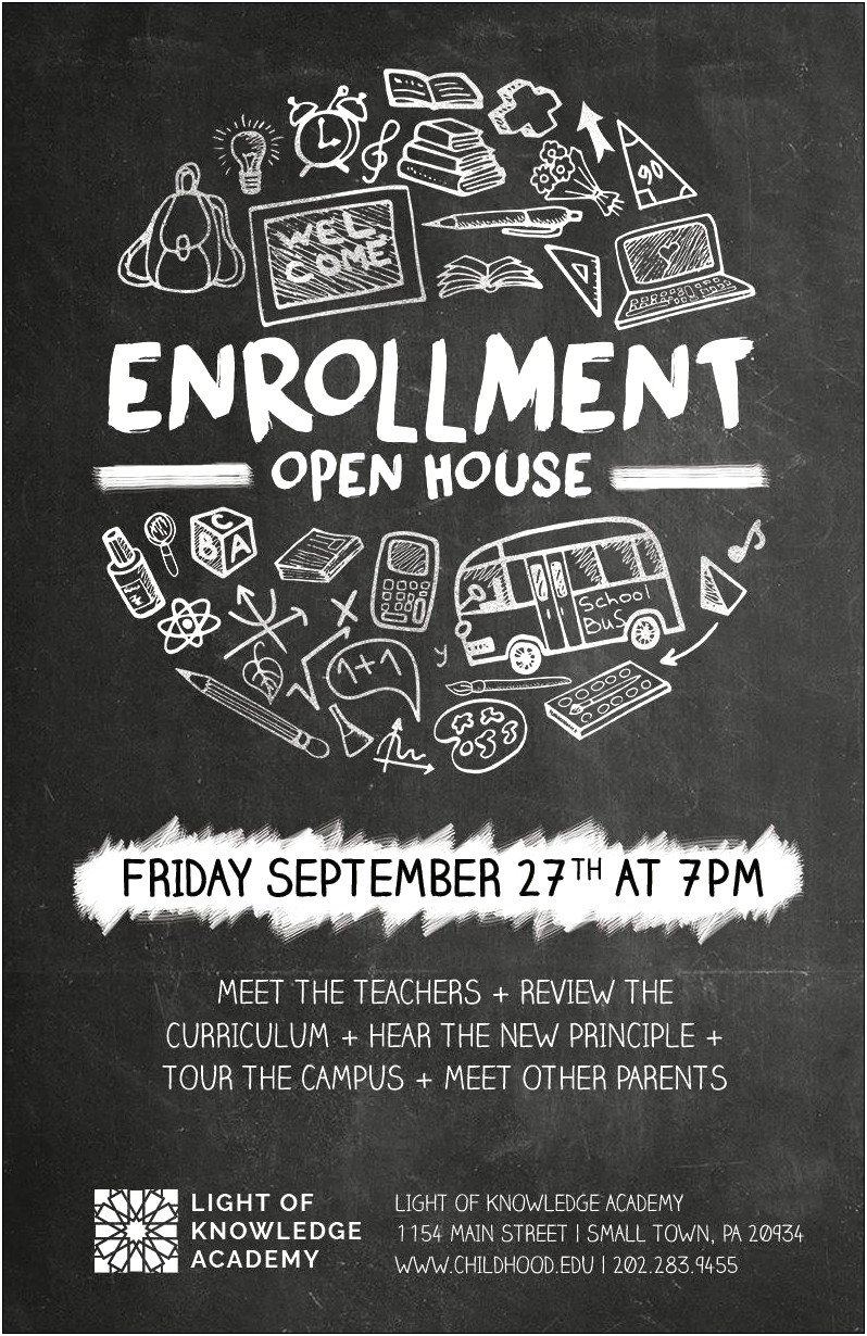 Open House Flyer Template Free Microsoft Word