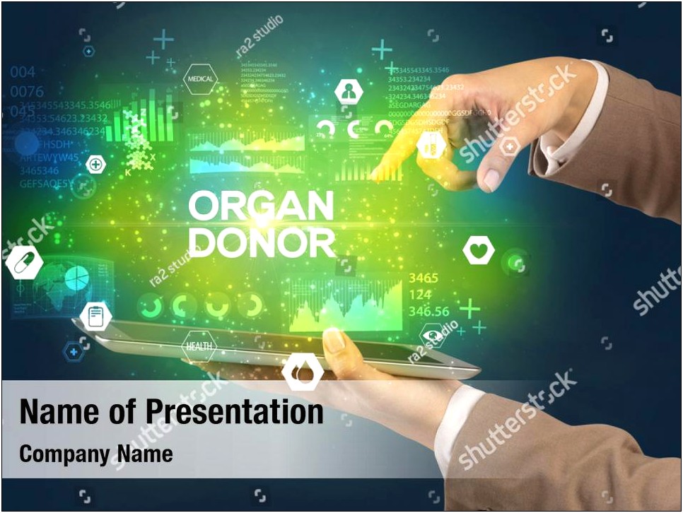Organ Donation Ppt Template Free Download