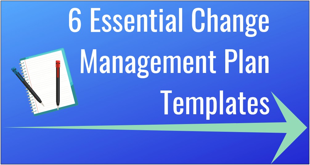 Organizational Change Management Plan Template Free