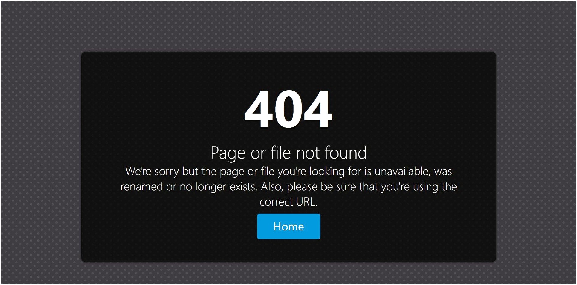 Page Not Found Html Template Free Download