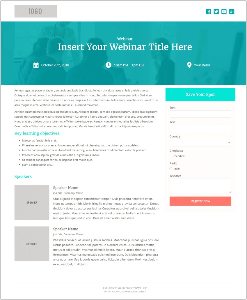 Pardot Product Landing Page Templates With Form Free