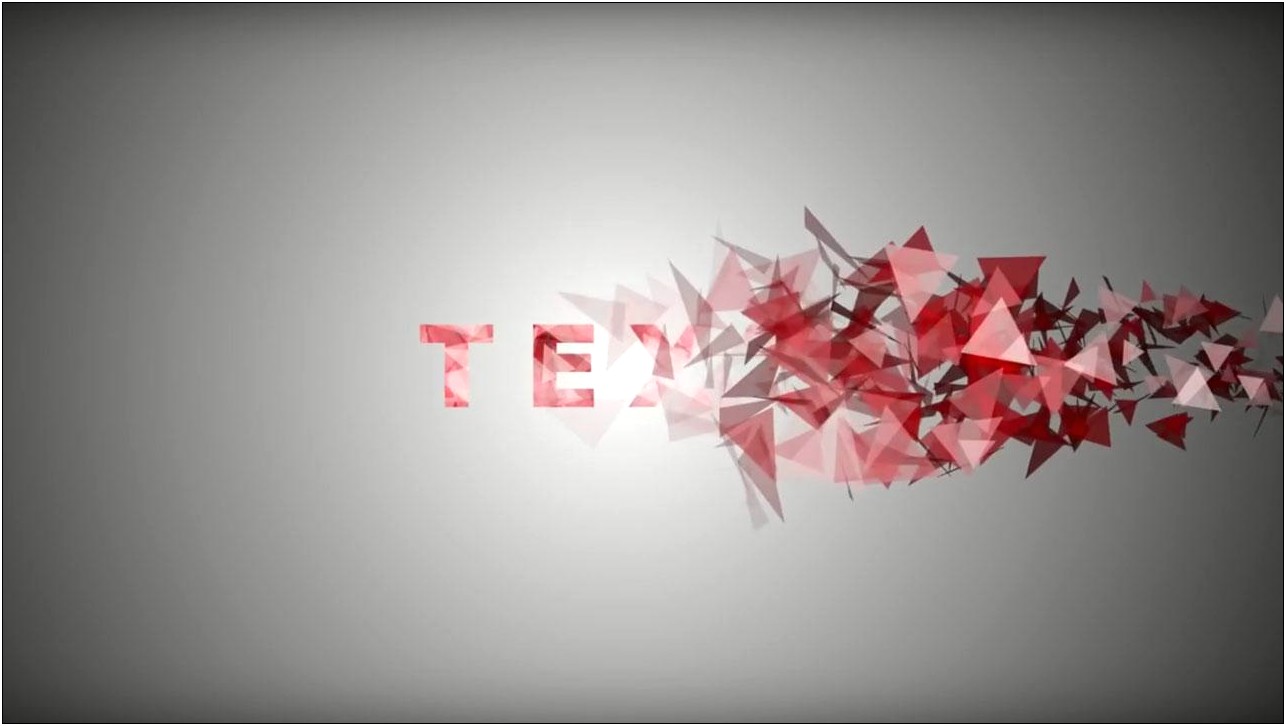 Particle Text After Effects Template Free Download
