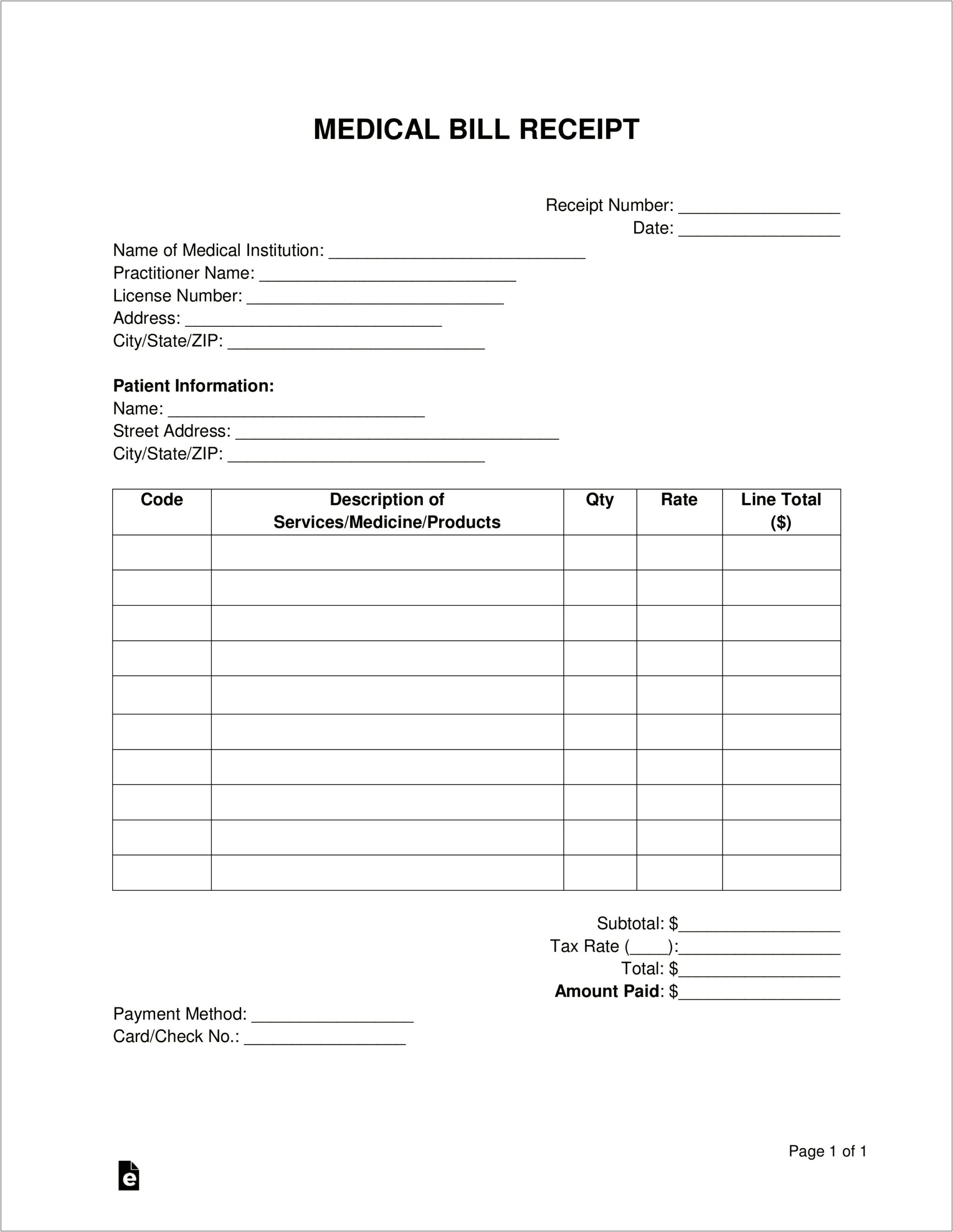 Patient Home Sight Review Template Free Printable