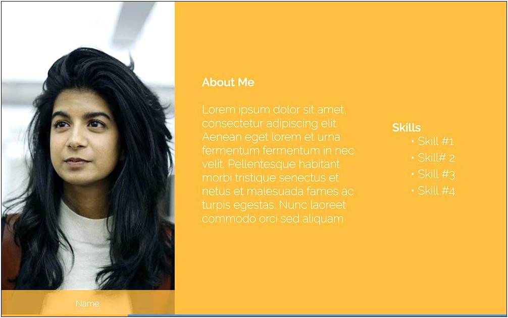 Personal Portfolio Powerpoint Template Free Download