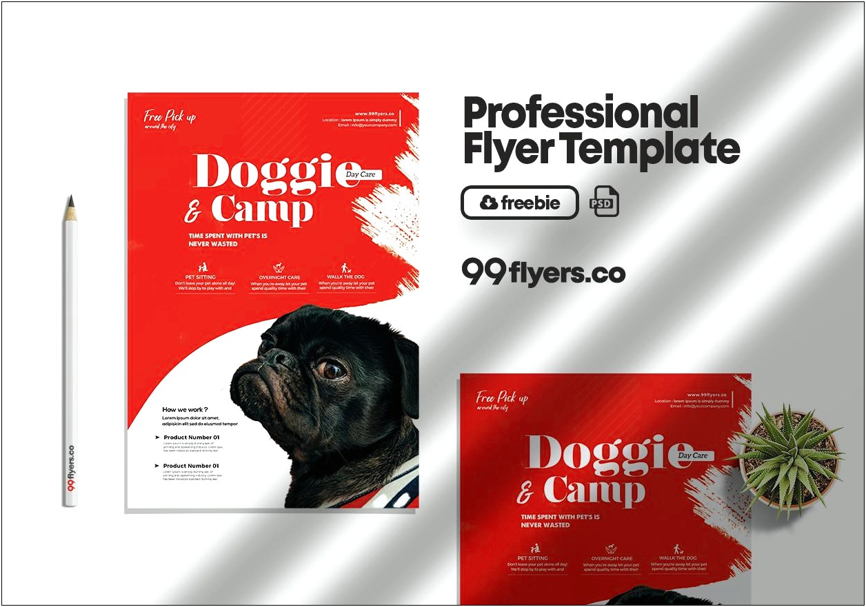 Pet Sitter Flyer Template Free Download