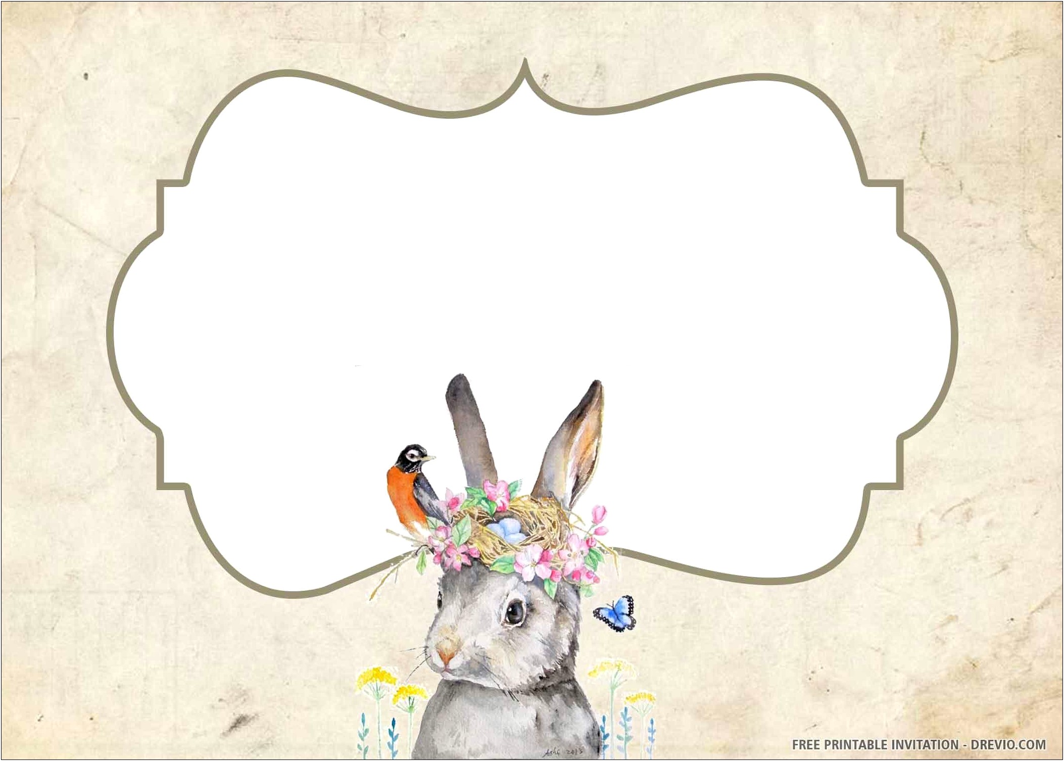 Peter Rabbit Birthday Invitation Templates Free