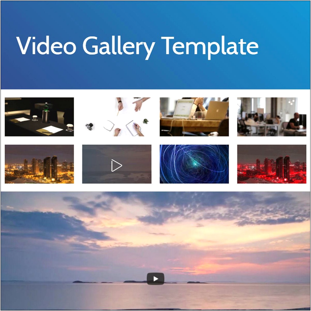 Photo Gallery Bootstrap Template Free Download