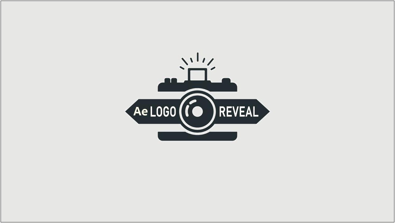 Photography Logo After Effects Template Free Download