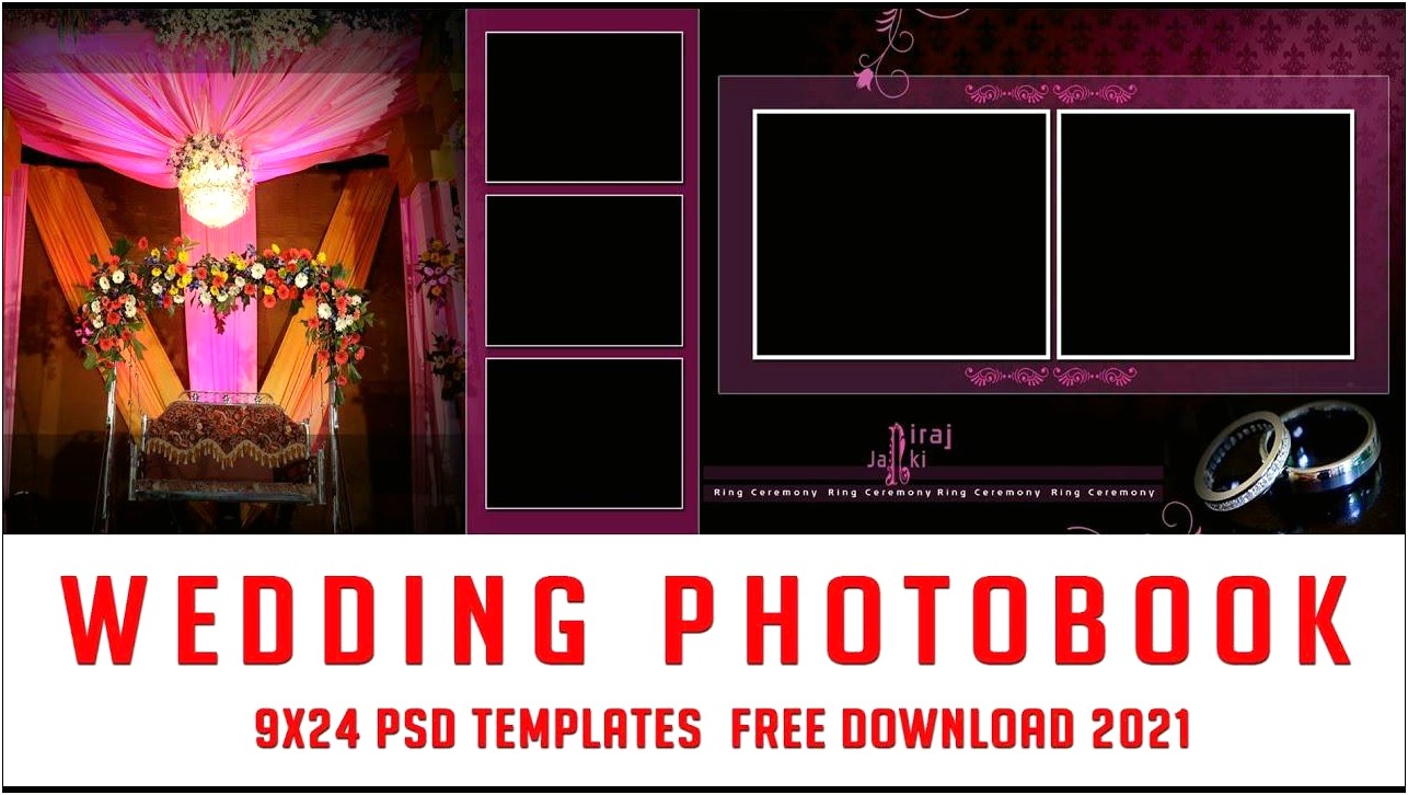Photoshop Psd Wedding Templates Free Download