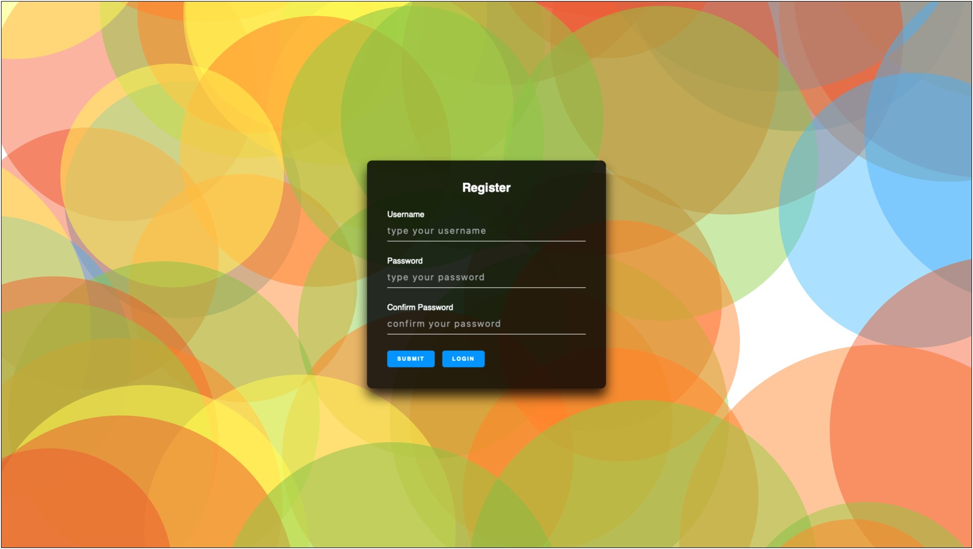 Php Login And Registration Form Template Free Download