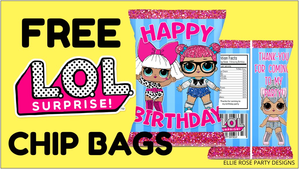 Pj Mask Chip Bag Template Free