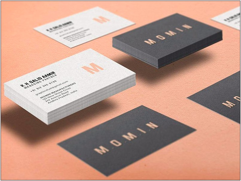 Plain White Business Card Template Free Download