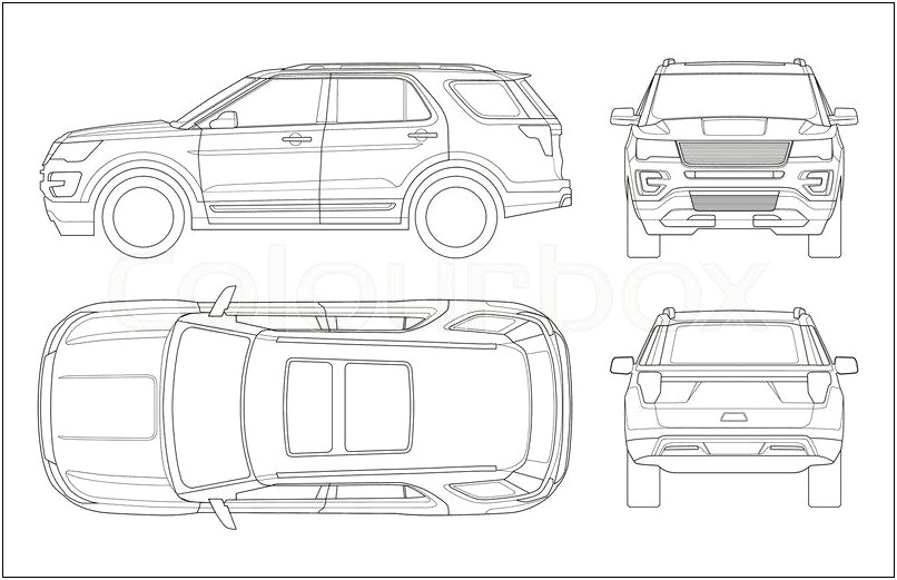 Plan View Templates For Cars Free Download