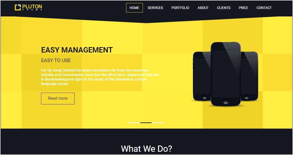 Pluton Single Page Bootstrap Html Template Free Download