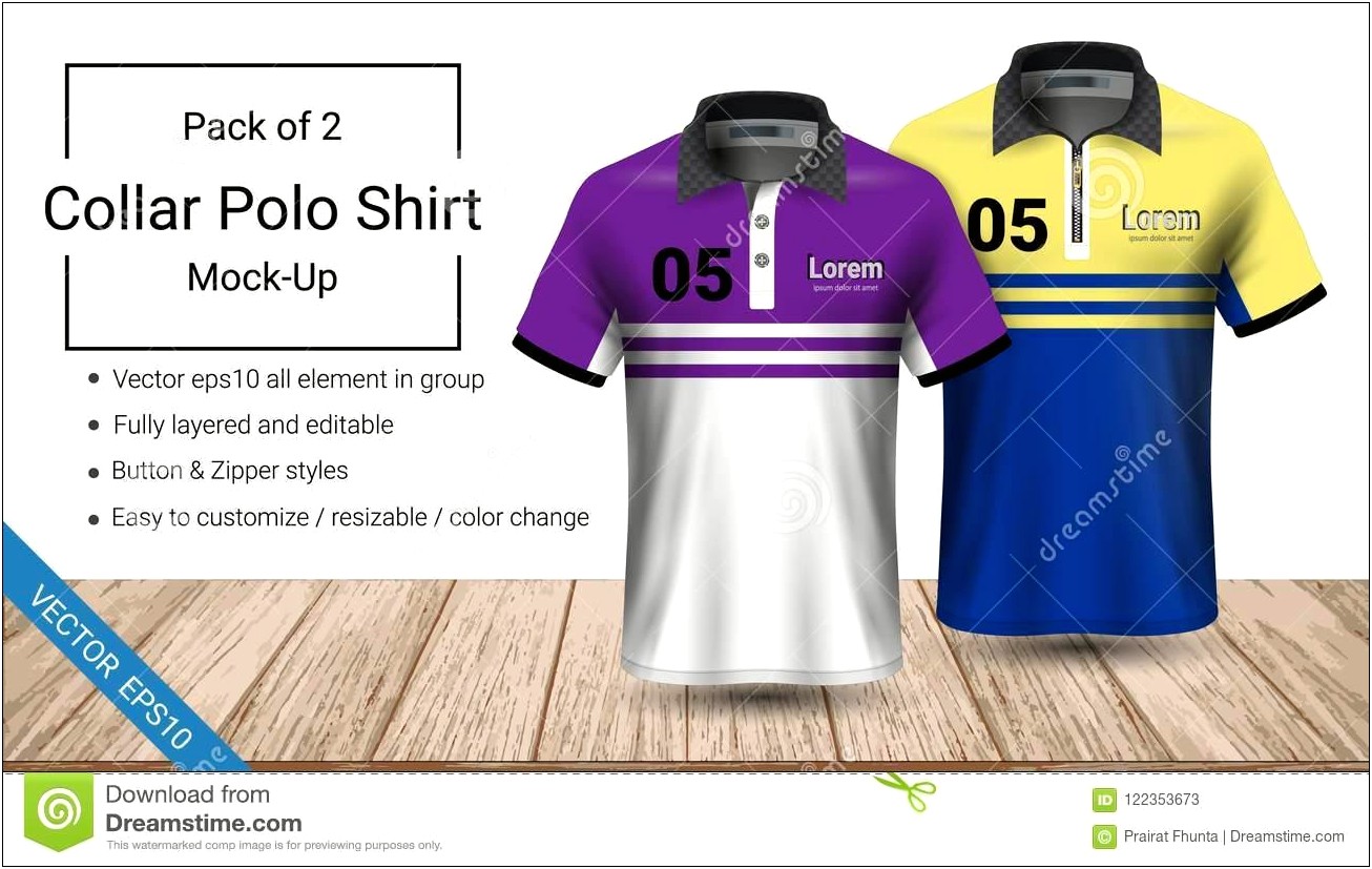 Polo T Shirt Template Free Download