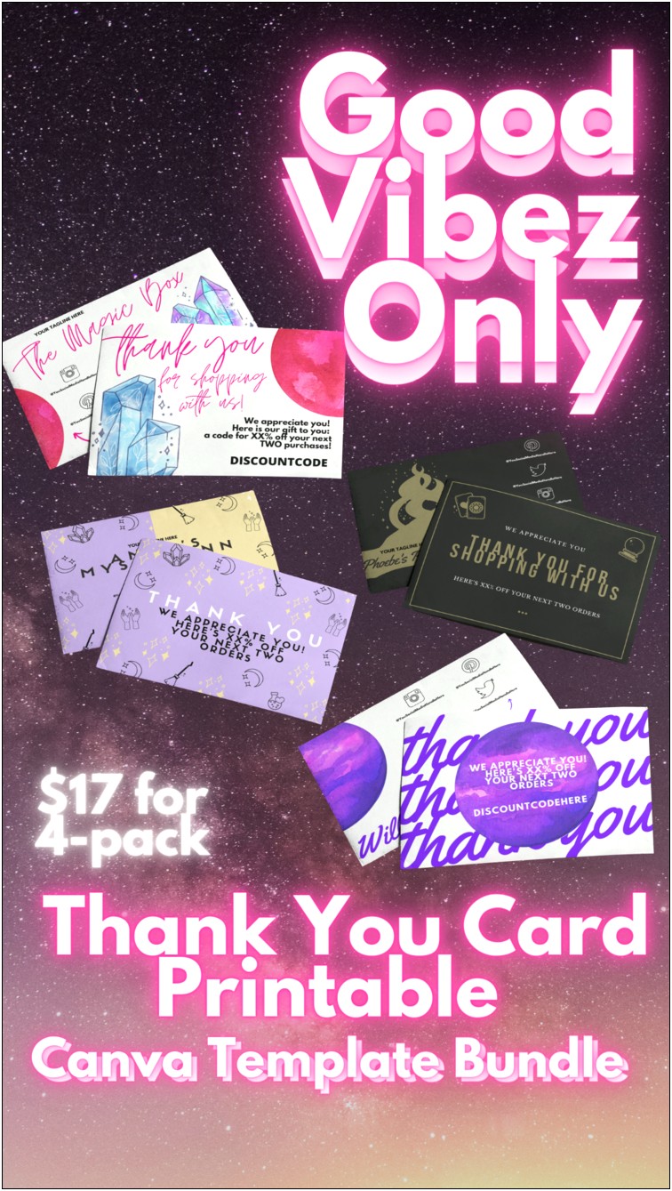 Poshmark Thank You Note Template Free
