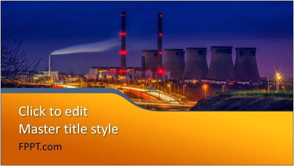 Power Plant Ppt Templates Free Download