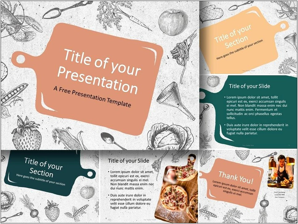 Powerpoint Templates Cooking Or Food Themes Free