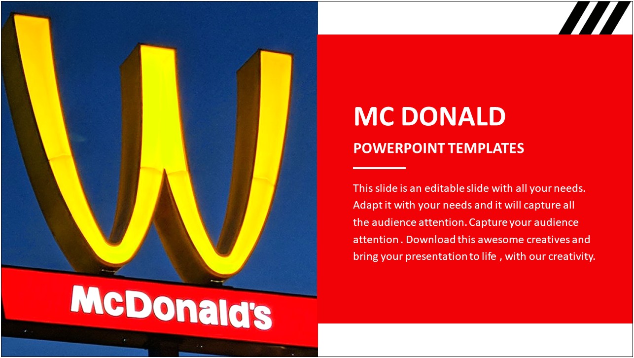 Powerpoint Templates For Mcdonald's Free Download