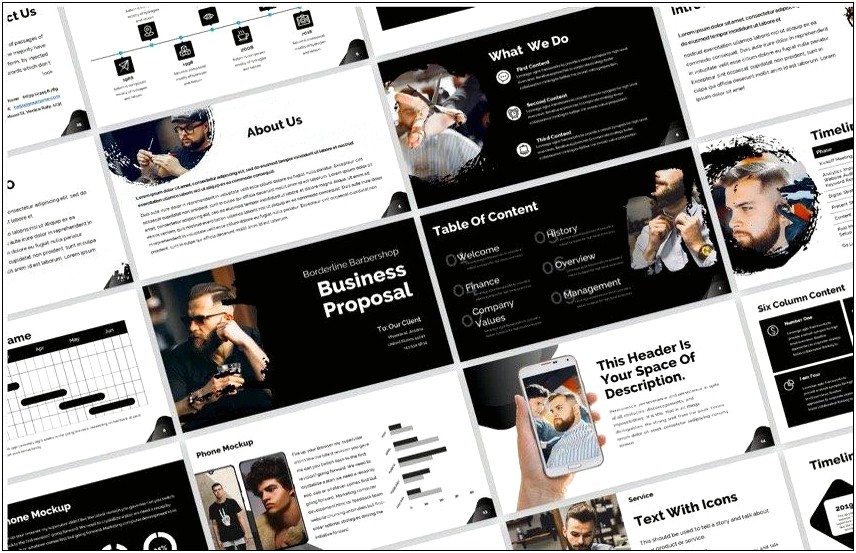 Powerpoint Templates Free Download Black And White