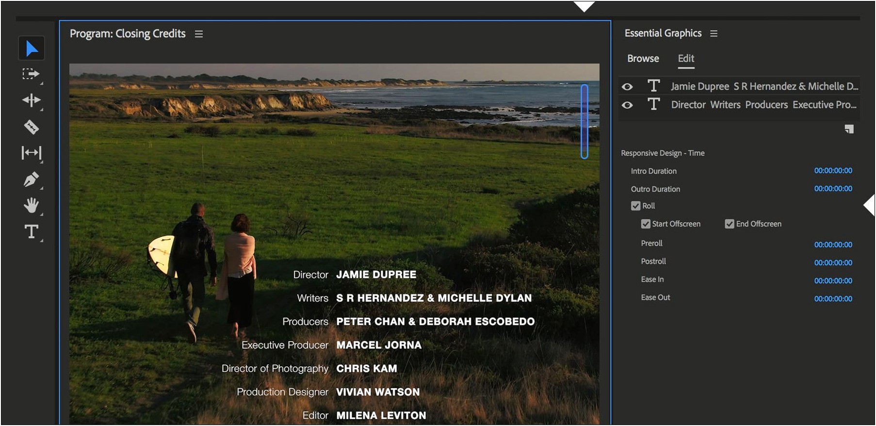 Premiere Pro Rolling Credits Template Free Download