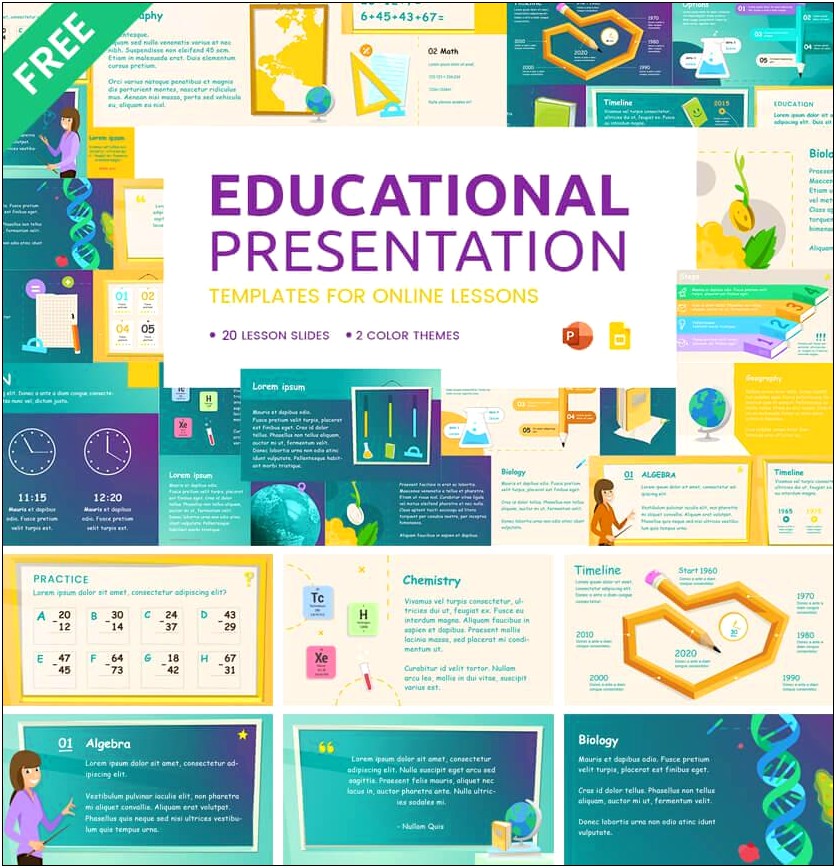 Presentation Poster Template Free For Google Slides
