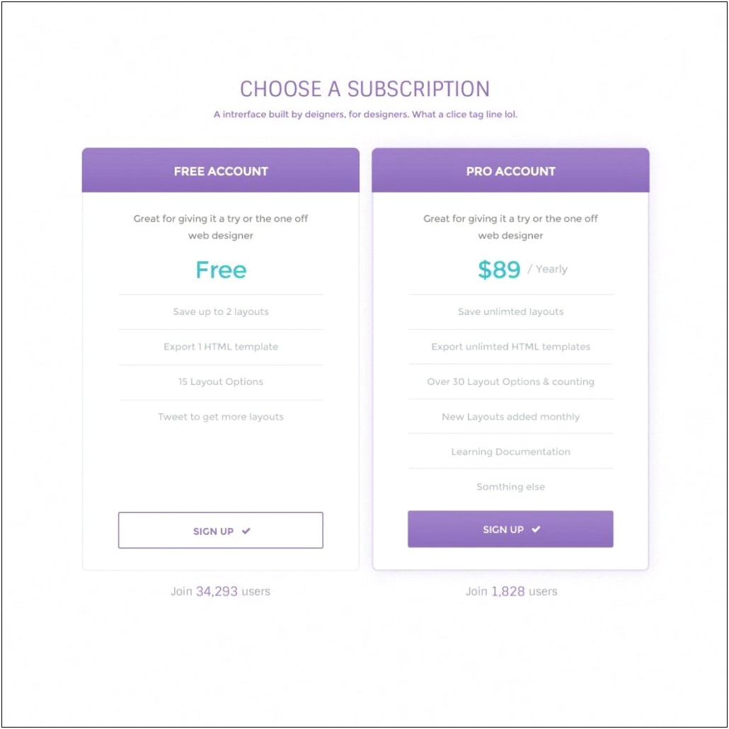 Price List Template Psd Free Download