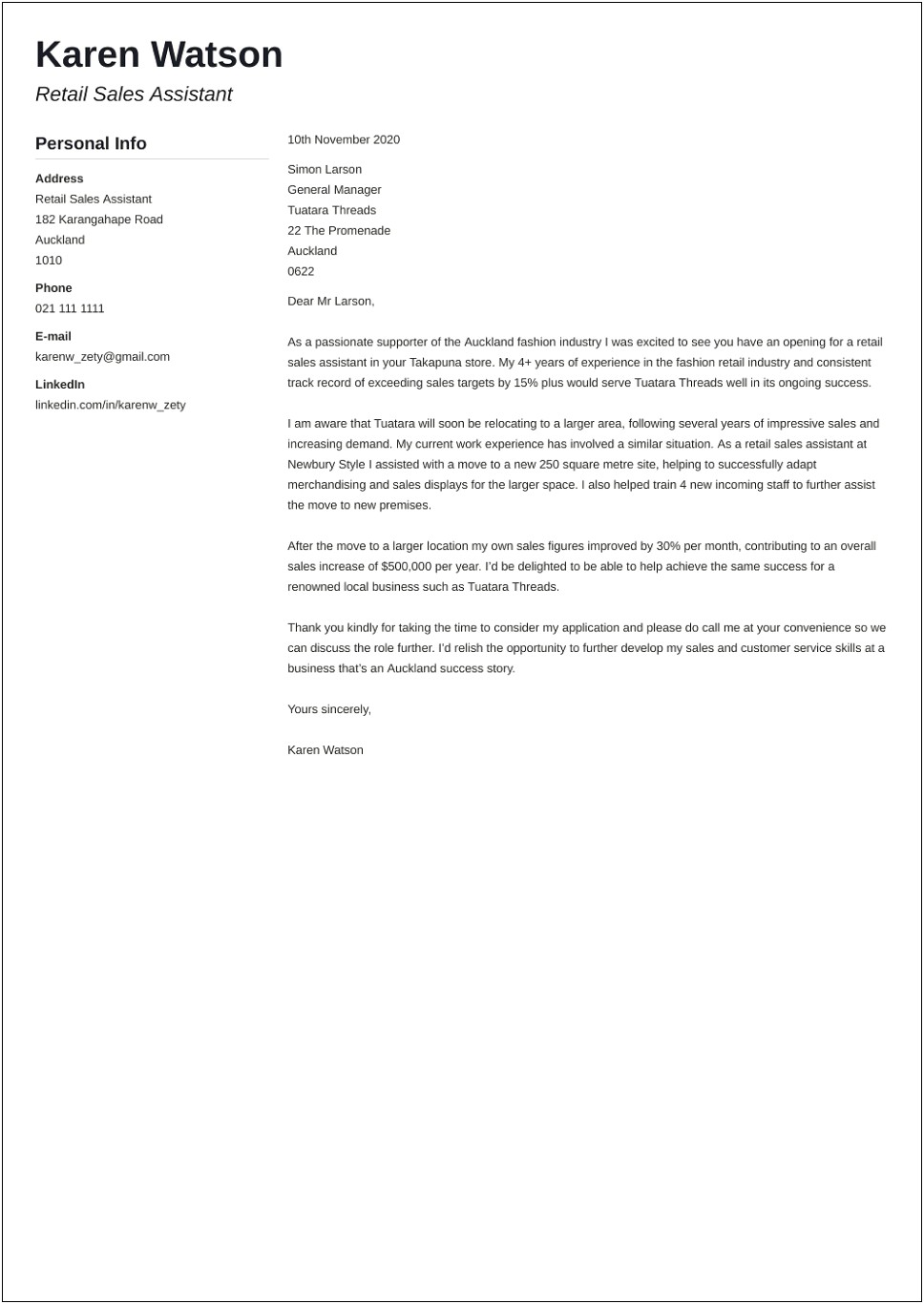 Primo Zety Cover Letter Template Download Free