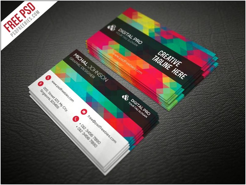 Print Your Own Free Business Cards Template