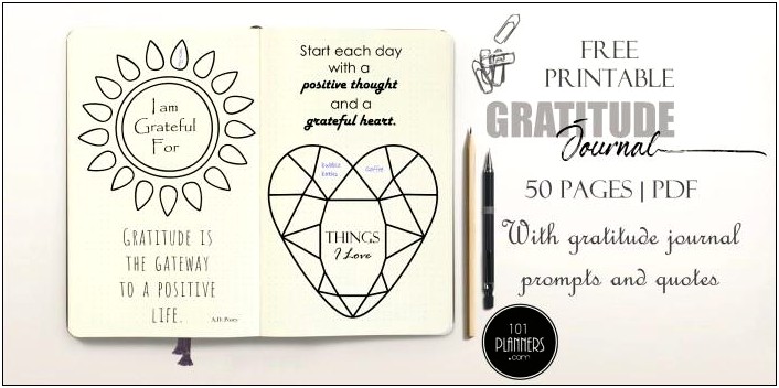 Printable Cute Free Daily Feelings Journal Template